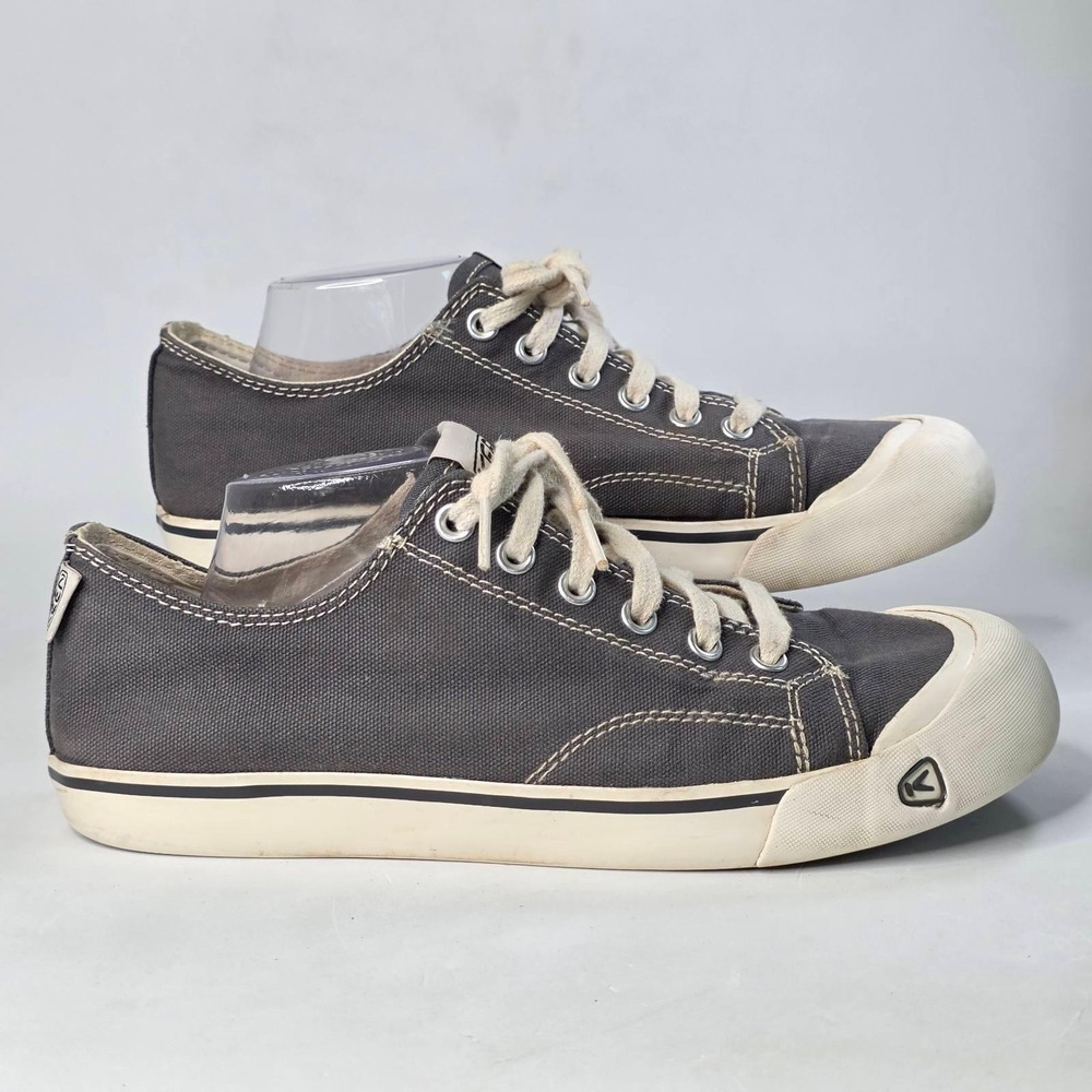 Keen Coronado Men's 11 Charcoal Gray Canvas Vulcanized Low Top Sneakers Shoes